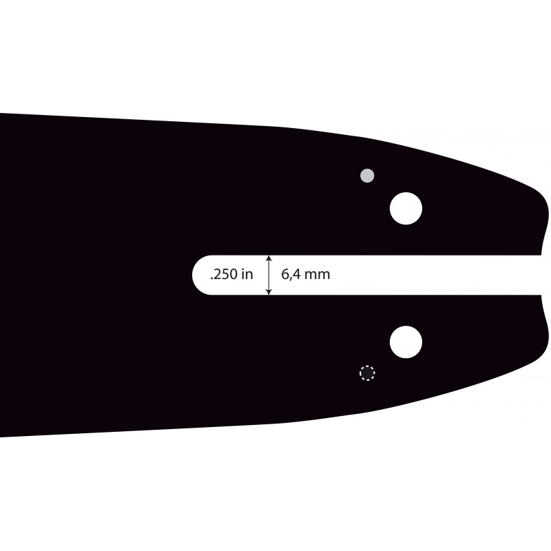 Vodící lišta - SINGLE RIVET 12" (30cm) 3/8" 1,3mm