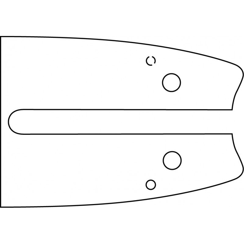 Sada lišta 16" (40cm) + 2 řetězy 3/8" 1,3mm - 55 článků