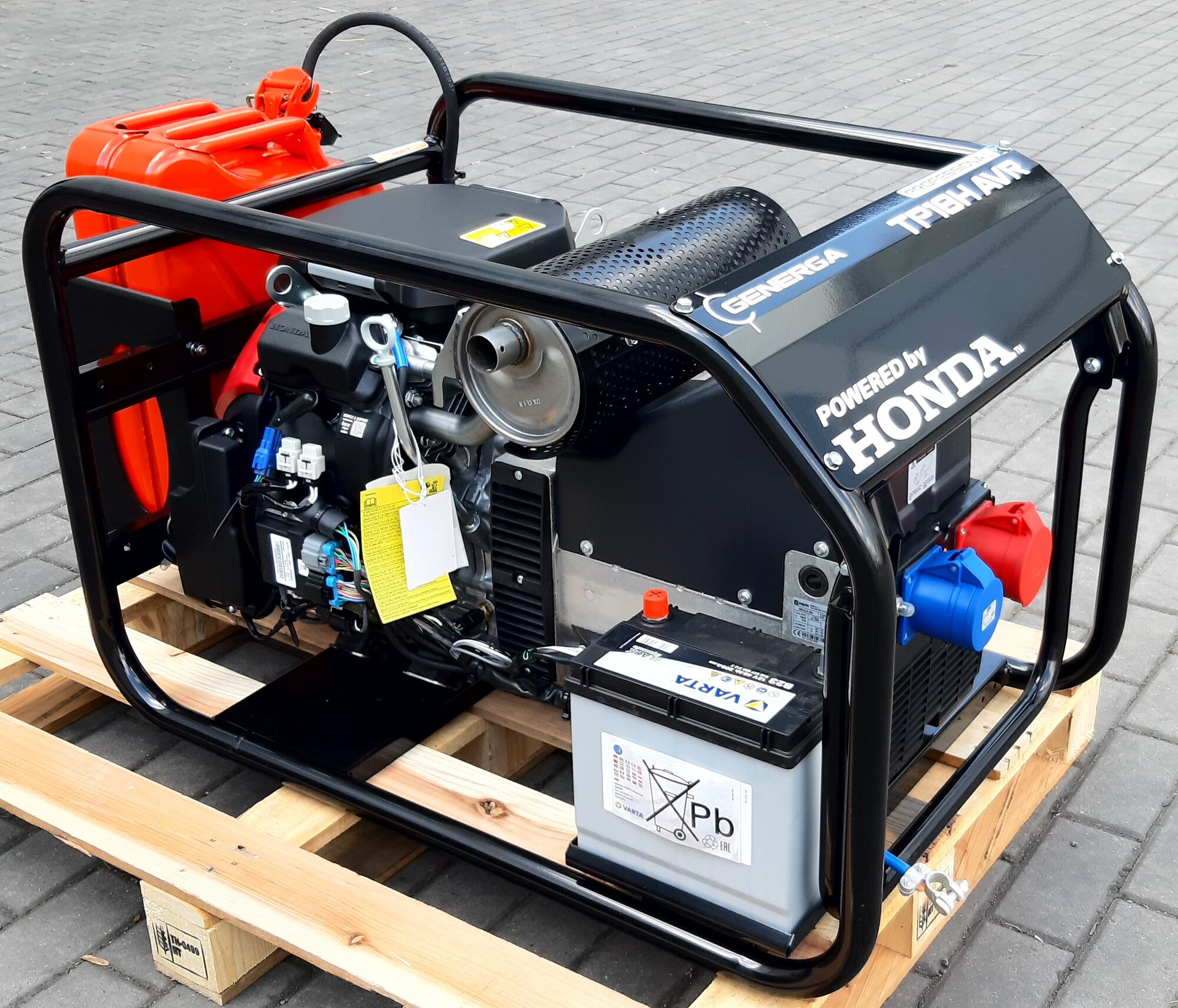 HONDA - Třífázová elektrocentrála TP 18 H AVR s podvozkem