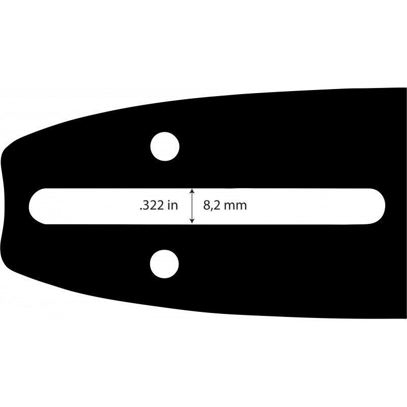 Vodící lišta - SINGLE RIVET 16" (40cm) 3/8" 1,3mm