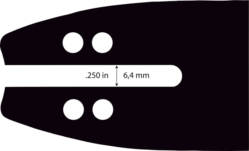 Vodící lišta - MICRO LITE 10" (25cm) 3/8" 1,1mm