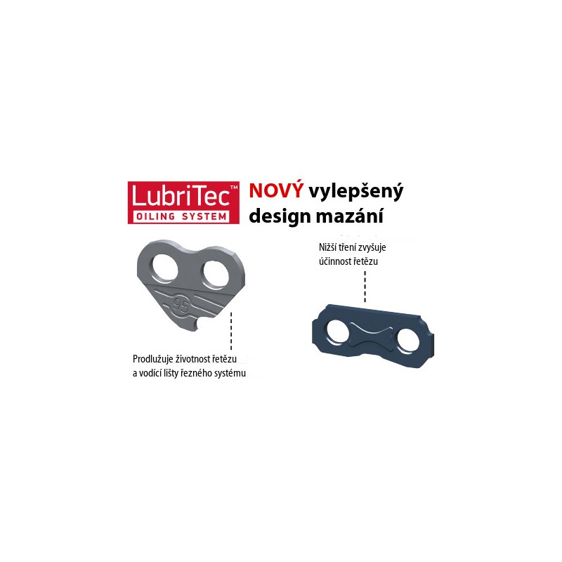 Sada lišta 15" (38cm) + 2 řetězy .325" 1,3mm - 64 článků