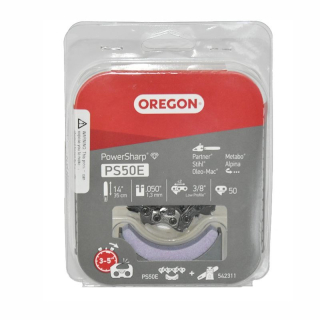 OREGON - Řetěz PowerSharp 3/8" 1,3mm - 50 článků PS50E + ostřící kámen